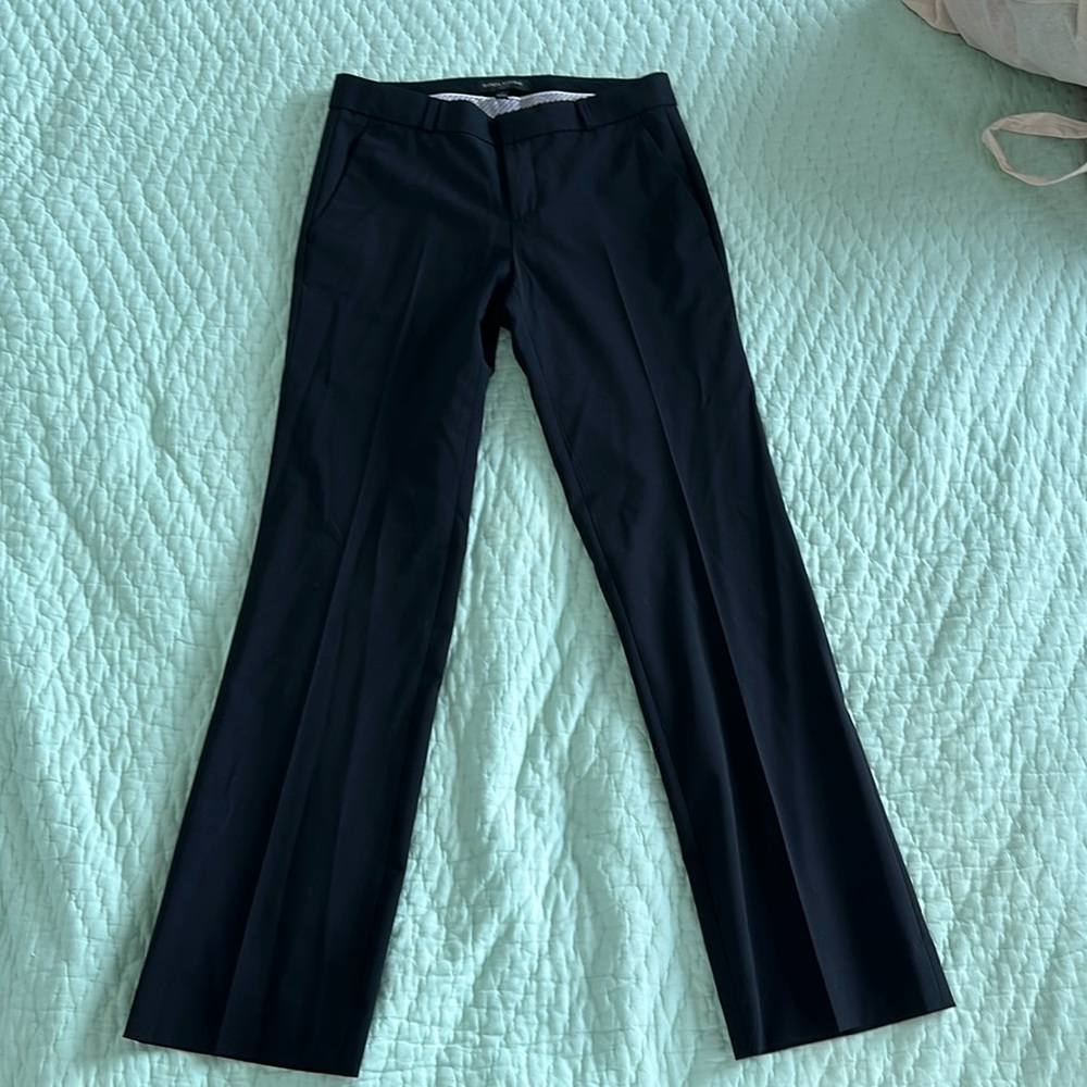 BANANA REPUBLIC BLACK LOGAN BOOTCUT STRAIGHT PANT - NEVER WORN BEFORE